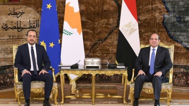  الرئيس عبد الفتاح السيسي و رئيس قبرص.