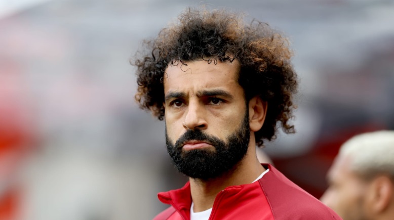 محمد صلاح لاعب ليفربول الإنجليزي 