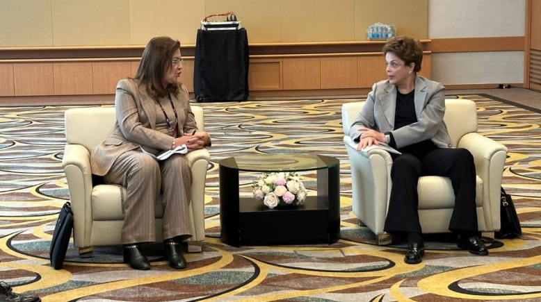 هالة السعيد وديلما روسيف هالة السعيد وديلما روسيف