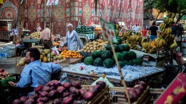 أحد الأسواق المصرية