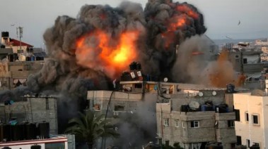 انفجار وسط غزة