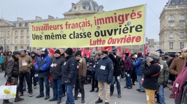 مظاهرات فى فرنسا ضد قانون الهجرة