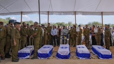 دفن جنود إسرائيلين