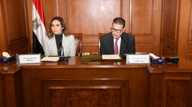 اجتماع  لجنة حقوق الانسان بمجلس النواب بحضور وزيرة الثقافة