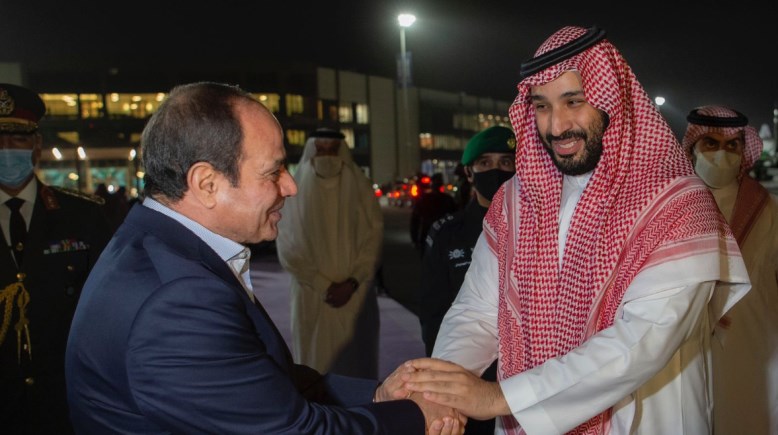 الرئيس عبد الفتاح السيسي و ولي العهد السعودي، محمد بن سلمان