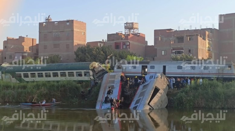 حادث قطار المنيا