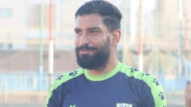 اللاعب محمد شوقي لاعب نادي كفر الشيخ 