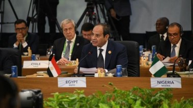  الرئيس السيسي الرئيس السيسي في الجلسة الأولي لقمة مجموعة العشرين بالبرازيل