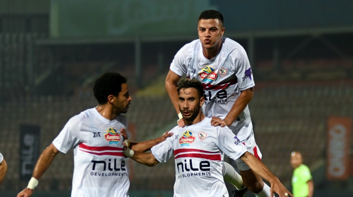 من أحداث المباراة بين الزمالك والبنك الأهلي