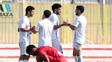 جانب من مباراة الزمالك الودية 