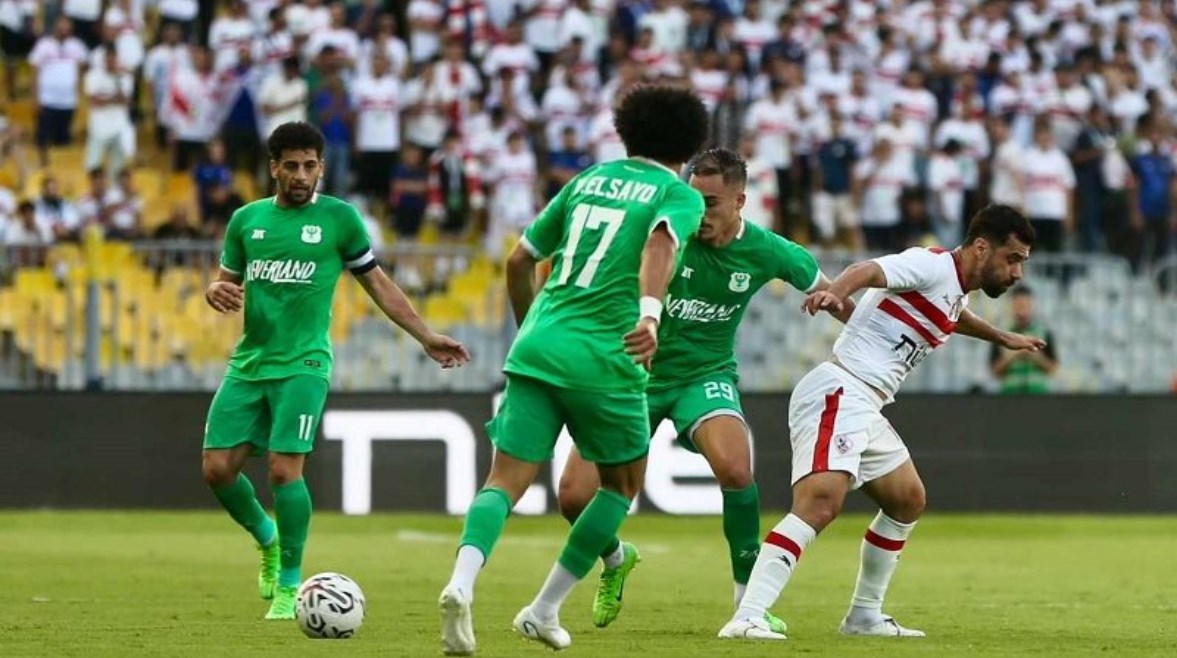 مباراة الزمالك والمصري 