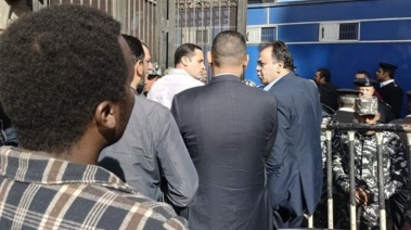 أحمد طنطاوي خلال جلسة محاكمته اليوم