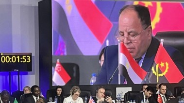 وزير المالية خلال مشاركته في اجتماعات مجموعة العشرين
