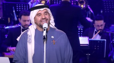 حسين الجسمي خلال الاحتفالية