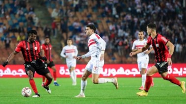 جانب من مباراة سابقة للزمالك والداخلية 