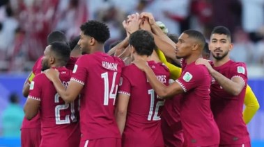 لاعبو منتخب قطر