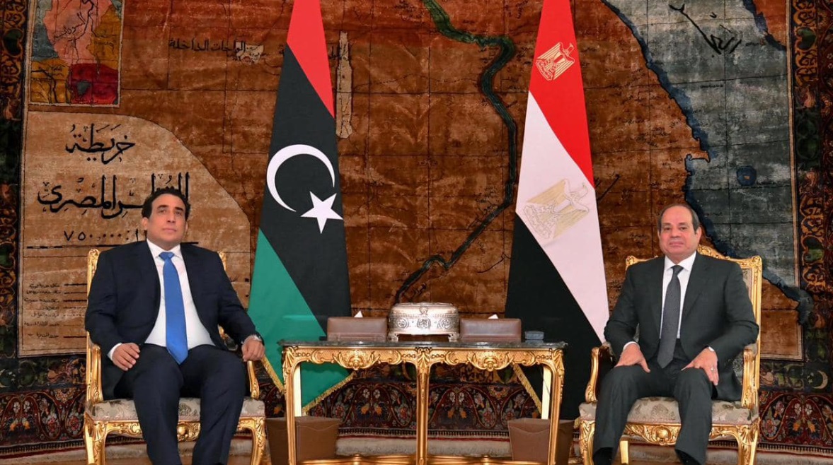 الرئيس السيسي يستقبل رئيس المجلس الرئاسي الليبي