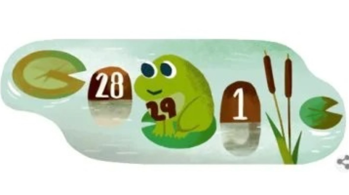 الواجهة الجديدة لـGoogle احتفالا بـ29 فبراير