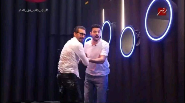 محمد أنور وأحمد عيد في برنامج رامز جاب من الاخر 