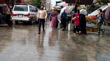 سقوط الأمطار - تصوير: تحسين بكر