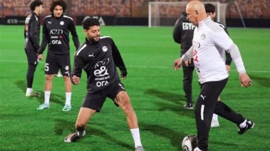 مصطفى شلبي في معسكر المنتخب 