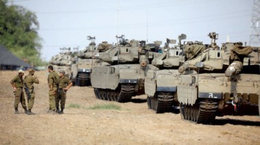 آليات عسكرية لجيش الاحتلال في قطاع غزة