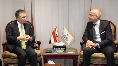 السفير الياباني ورئيس جامعة عين شمس