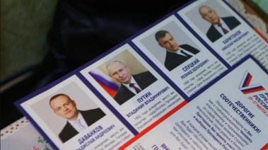 الأربعة مرشحين في الإنتخابات الروسية