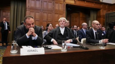 محاميو إسرائيل في محكمة العدل الدولية