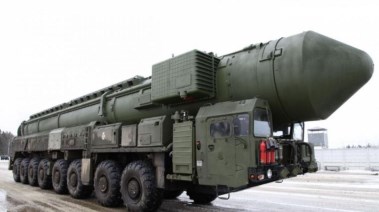 احدى صواريخ منظومة أفانغارد الروسية