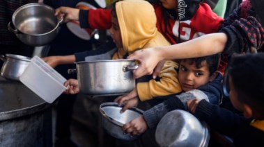 الأطفال الفلسطينيين في رفح " نشرتها وكالة رويترز" 