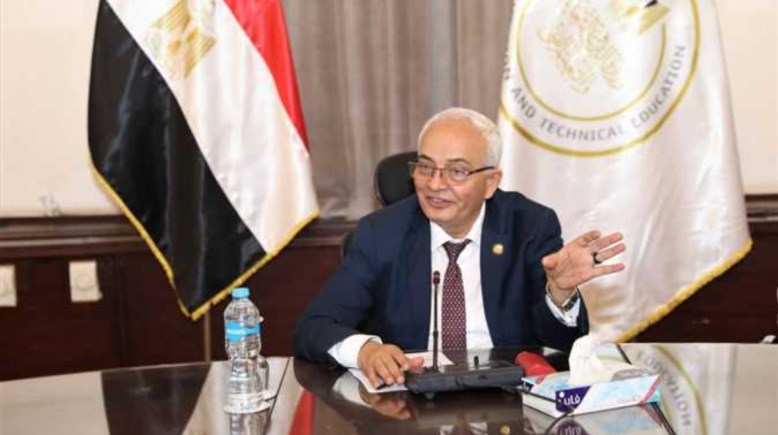 وزير التربية والتعليم الدكتور رضا حجازي