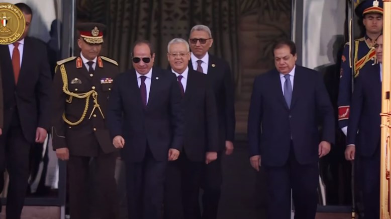 جبالي يستقبل الرئيس السيسي