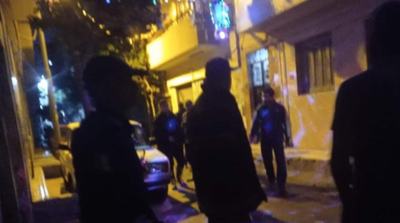 جانب من حريق شقة سكنية بطنطا