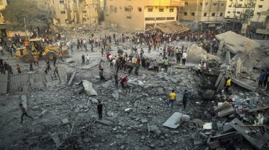 بعد غارة جوية على رفح بقطاع غزة