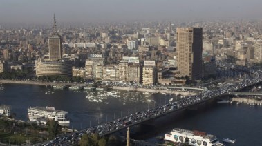 لقطة لمبنى ماسبيرو والنيل 
