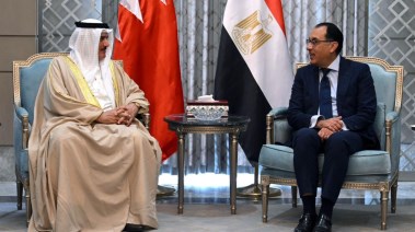 رئيس مجلس الوزراء مصطفى مدبولي ورئيس مجلس النواب البحريني  