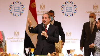 الرئيس السيسي في حفل إفطار الأسرة المصرية 2022