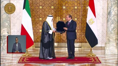 الرئيس السيسي و أمير دولة الكويت 