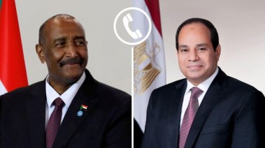 الرئيس السيسي يجري اتصالا هاتفيا مع الفريق أول ركن عبد الفتاح البرهان