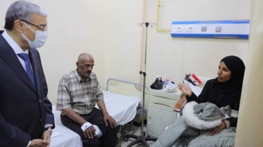 مرضى فلسطينيين في المنيا