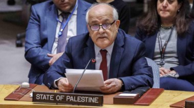 ممثل الرئيس الفلسطيني بالأمم المتحدة زياد أبو عمرو