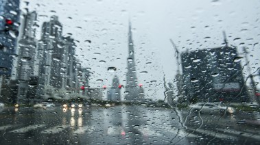 مطر في دبي (صورة أرشيفية)