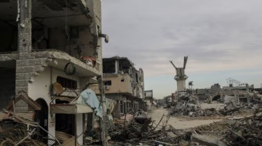 المباني التي دمرها جيش الاحتلال في خان يونس