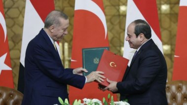 الرئيس عبد الفتاح السيسي مع الرئيس التركي رجب طيب أردوغان
