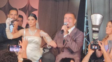 عمرو دياب في زفاف ريم سامي