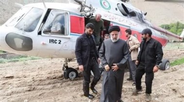 تحطم طائرة الرئيس الإيراني