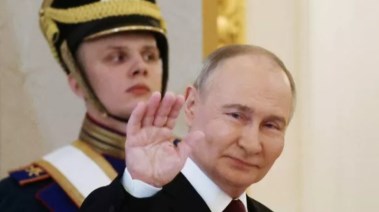 بوتين في حفل تنصيبه لولاية خامسة