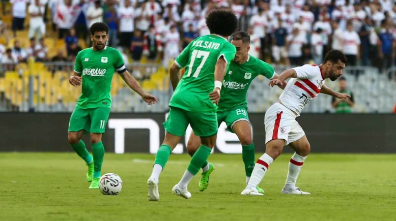 مباراة الزمالك والمصري