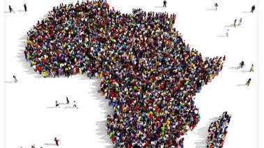 صورة تعبيرية لقارة افريقيا 